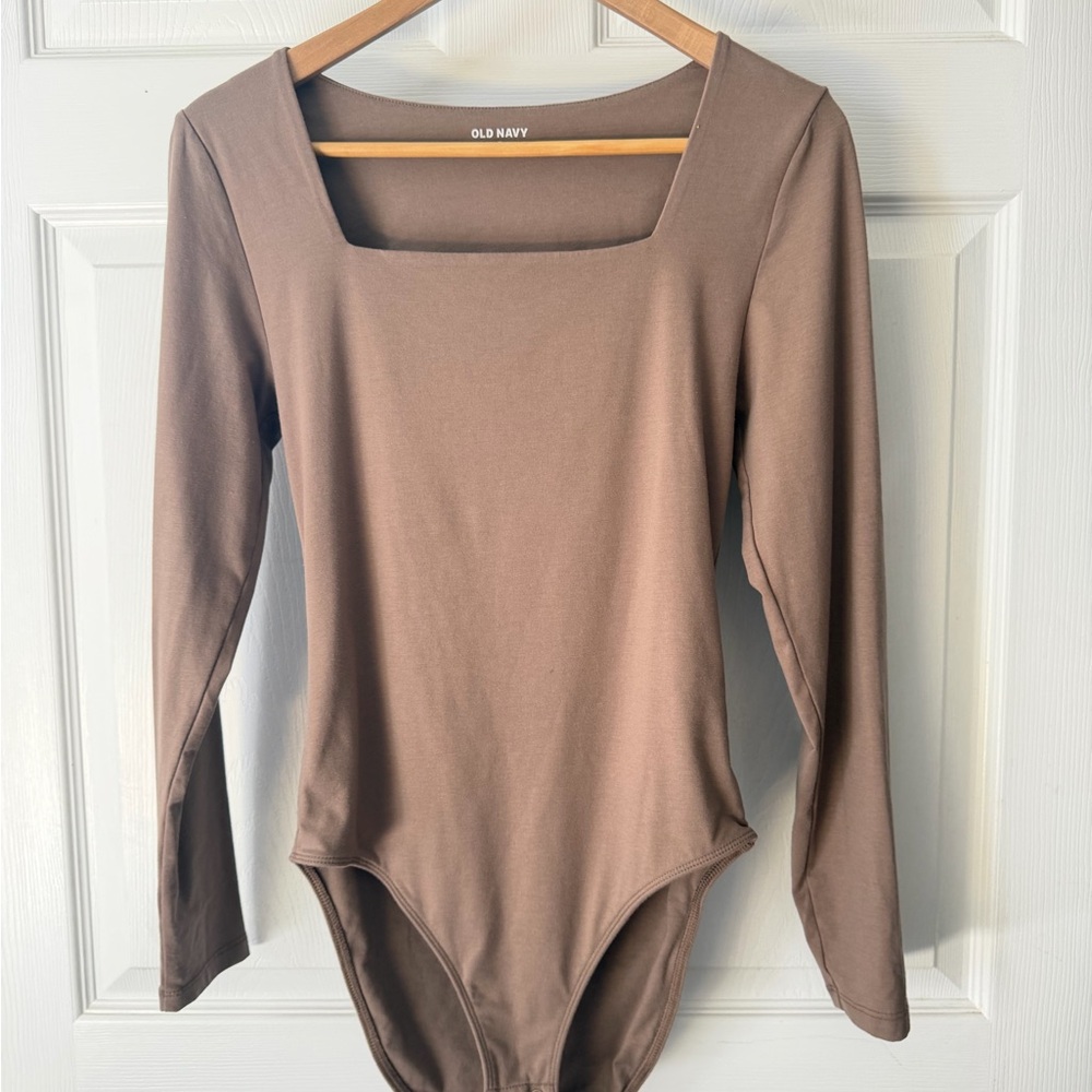 Old Navy Taupe Long Sleeve Top
